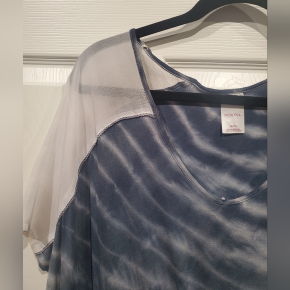 Merona target bathing suite cover up hand dyed - Picture 3 of 3